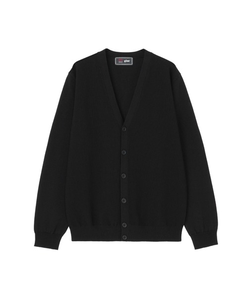 TOKYO SHIRTS（トウキョウシャツ）の「前身カノコ  ニットカーディガン（カーディガン/ボレロ・メンズ・ブラック/ネイビー・L/LL/M）」の2枚目の写真