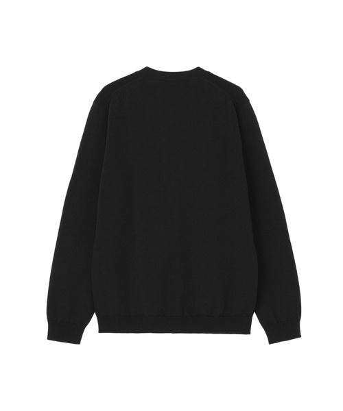 TOKYO SHIRTS（トウキョウシャツ）の「前身カノコ  ニットカーディガン（カーディガン/ボレロ・メンズ・ブラック/ネイビー・L/LL/M）」の8枚目の写真