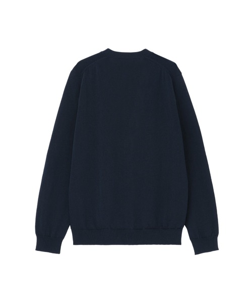 TOKYO SHIRTS（トウキョウシャツ）の「前身カノコ  ニットカーディガン（カーディガン/ボレロ・メンズ・ブラック/ネイビー・L/LL/M）」の4枚目の写真