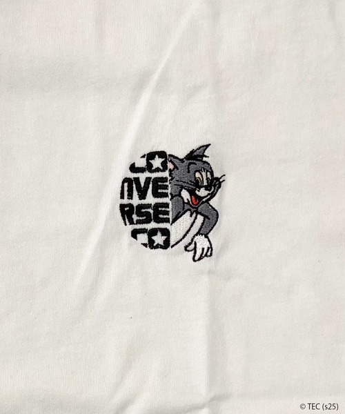 Tom&Jerry(トムアンドジェリー)の「【公式】トムとジェリー CONVERSE BIG Tシャツ(Tシャツ/カットソー・メンズ・ブラック/オフホワイト・L/M)」の3枚目の写真