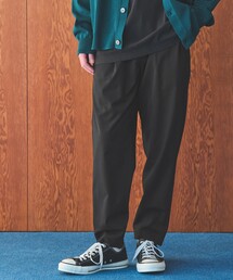 green label relaxing | ウォッシャブルトロ 2プリーツ 9分丈 ユーティリティパンツ W1 -ストレッチ・防シワ-(その他パンツ)