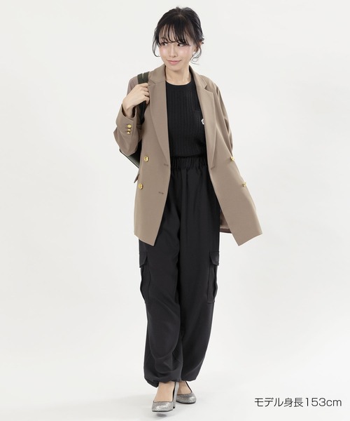 MARY QUANT(マリークワント)の「デイジーワンポイント半袖 プルオーバー(ニット/セーター・レディース・ブルー/ブラック/グリーン/ピンク/ホワイト・M)」の20枚目の写真