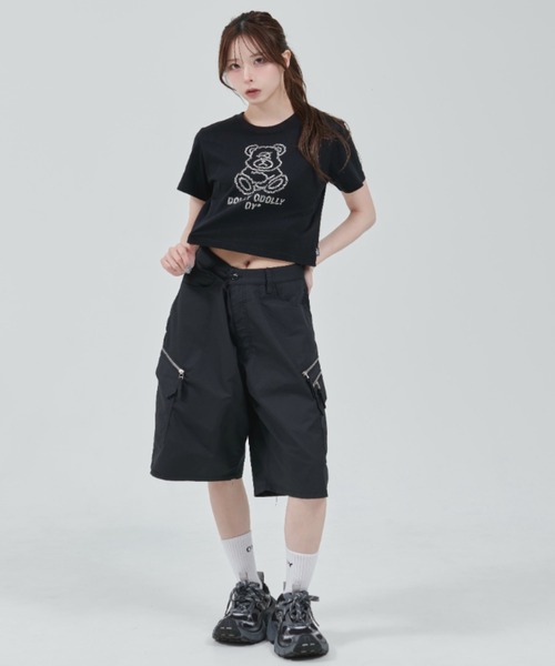 OY/オーワイ』 CRYSTAL DOLLY CROPPED TEE/クリスタルオードリー