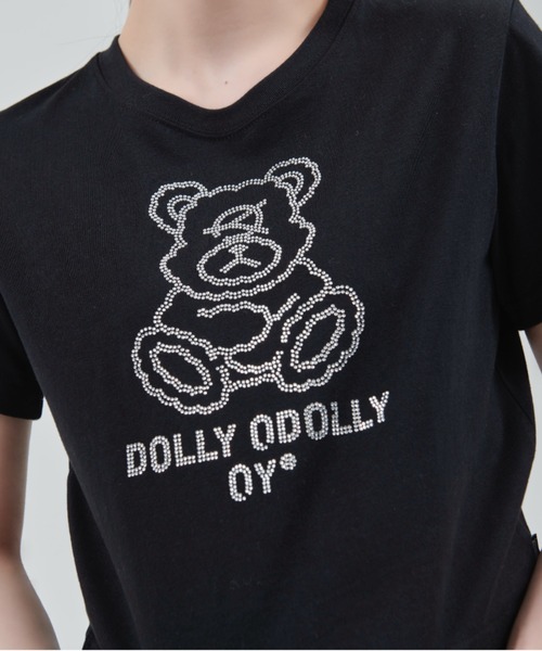 tシャツ 「OY/オーワイ」DOT DOLLY CROPPED TEE/ドットドリークロップ半袖Tシャツ レディース OY/オーワイ』DOT DOLLY CROPPED TEE/ドットドリークロップ半袖T