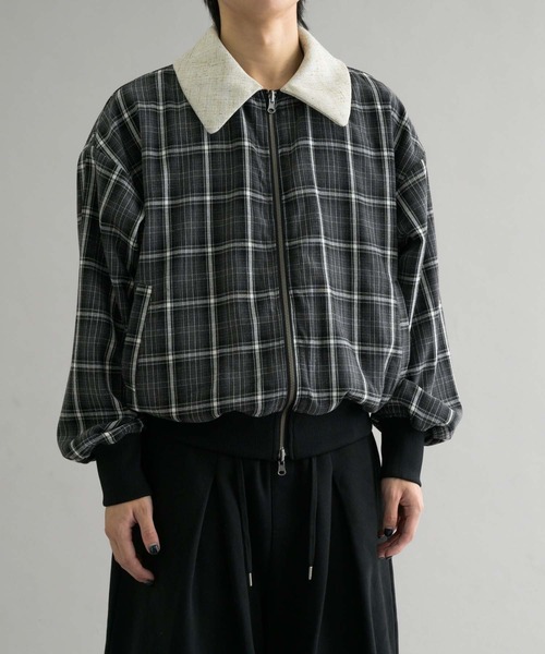 epnok（エプノック）の「【EPNK】Reversible cropped check blouson