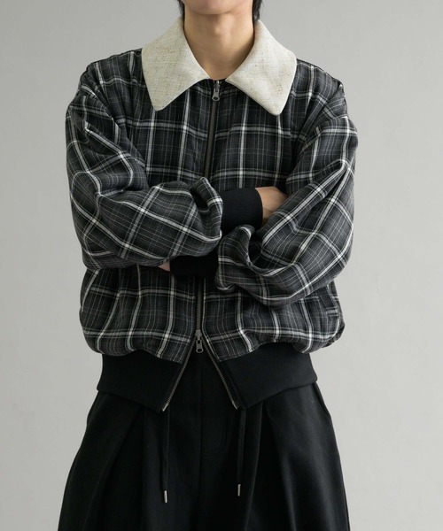 epnok（エプノック）の「【EPNK】Reversible cropped check blouson