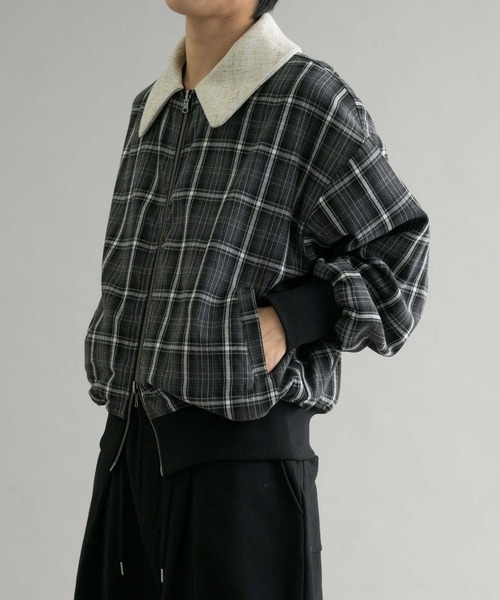 epnok（エプノック）の「【EPNK】Reversible cropped check blouson