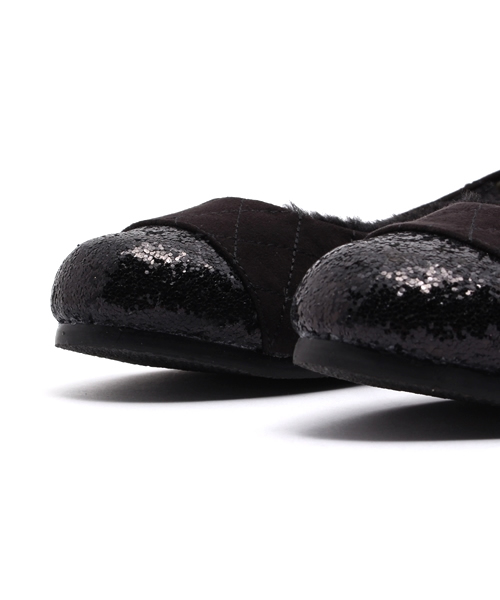 RiiiKa（リーカ）の「【RiiiKa/リーカ】キルティングモコモコフラットパンプス（バレエシューズ・レディース・ブラック/ブラウン系その他/ベージュ/ネイビー・M/S/L/LL）」の9枚目の写真