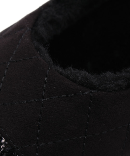 RiiiKa（リーカ）の「【RiiiKa/リーカ】キルティングモコモコフラットパンプス（バレエシューズ・レディース・ブラック/ブラウン系その他/ベージュ/ネイビー・M/S/L/LL）」の6枚目の写真