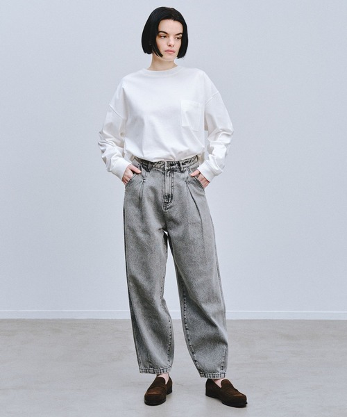 AMERICAN RAG CIE(アメリカンラグシー)の「【AMERICAN RAG CIE】ペイズリーロンT(ユニセックス)(Tシャツ/カットソー・レディース・ホワイト・LARGE/MEDIUM)」の3枚目の写真