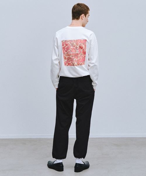 AMERICAN RAG CIE(アメリカンラグシー)の「【AMERICAN RAG CIE】ペイズリーロンT(ユニセックス)(Tシャツ/カットソー・レディース・ホワイト・LARGE/MEDIUM)」の7枚目の写真