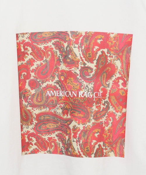 AMERICAN RAG CIE(アメリカンラグシー)の「【AMERICAN RAG CIE】ペイズリーロンT(ユニセックス)(Tシャツ/カットソー・レディース・ホワイト・LARGE/MEDIUM)」の16枚目の写真