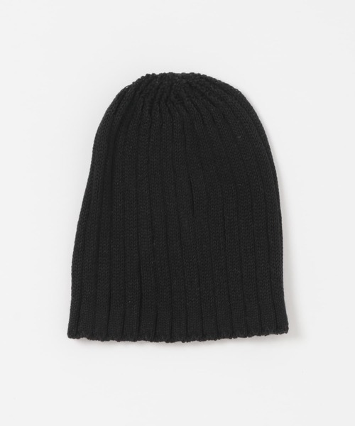SMELLY（スメリー）の「コットンリネンリブビーニー（ニットキャップ/ビーニー・レディース・グレー/ブラック/アイボリー・-）」の18枚目の写真