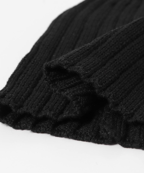 SMELLY（スメリー）の「コットンリネンリブビーニー（ニットキャップ/ビーニー・レディース・グレー/ブラック/アイボリー・-）」の19枚目の写真