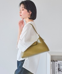 LinoU.（リノユー）の「フェイクレザートライアングルバッグ（ハンドバッグ）」