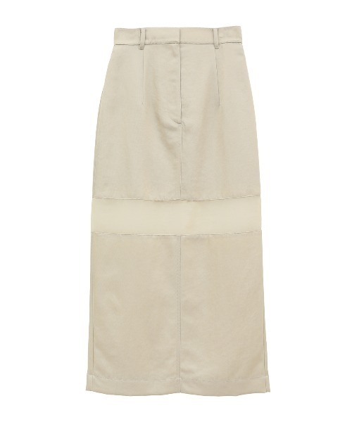 セール】SHEER SWITCHING STRAIGHT SKIRT（スカート）｜CLANE（クラネ