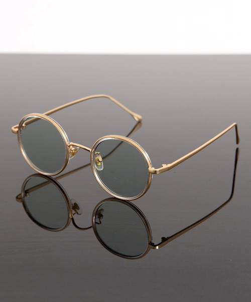 Revo.（レボ）の「インナーリム クラシック ラウンド型 フラットレンズ サングラス カラーレンズ UVカット（サングラス・メンズ・ライトグリーン/ボルドー/グリーン/ライトグレー/ブラウン/ブラック・FREE）」の6枚目の写真