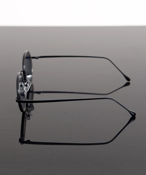 Revo.（レボ）の「インナーリム クラシック ラウンド型 フラットレンズ サングラス カラーレンズ UVカット（サングラス・メンズ・ライトグリーン/ボルドー/グリーン/ライトグレー/ブラウン/ブラック・FREE）」の9枚目の写真