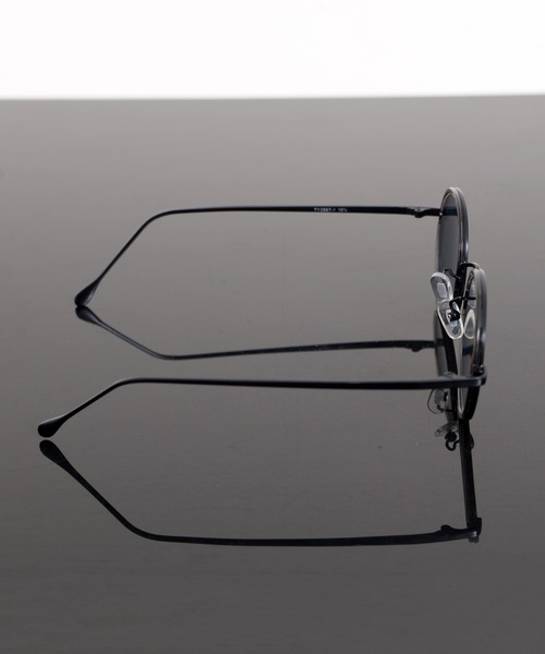 Revo.（レボ）の「インナーリム クラシック ラウンド型 フラットレンズ サングラス カラーレンズ UVカット（サングラス・メンズ・ライトグリーン/ボルドー/グリーン/ライトグレー/ブラウン/ブラック・FREE）」の8枚目の写真