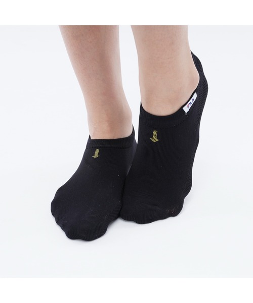 FILA（フィラ）の「Fila フィラ 靴下 スイムソックス 1P 滑り止め付き 水中ソックス プール用ソックス 足にフィットするソックス（ソックス/靴下・レディース・ネイビー/ブラック・FREE）」の2枚目の写真