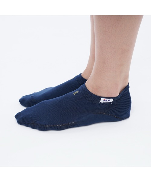 FILA（フィラ）の「Fila フィラ 靴下 スイムソックス 1P 滑り止め付き 水中ソックス プール用ソックス 足にフィットするソックス（ソックス/靴下・レディース・ネイビー/ブラック・FREE）」の9枚目の写真