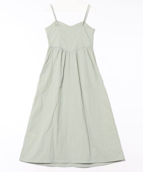 MOUSSY（マウジー）の「FRONT ZIP NYLON キャミドレス（ワンピース・レディース・ライトカーキ/ブラック/オフホワイト・1/2）」の12枚目の写真