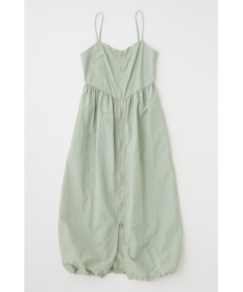 MOUSSY（マウジー）の「FRONT ZIP NYLON キャミドレス（ワンピース・レディース・ライトカーキ/ブラック/オフホワイト・1/2）」の14枚目の写真