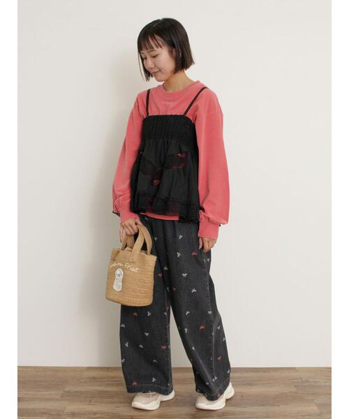 jessie✦新品✦マークアンドロナ✦25年春夏モックネック&パンツセット jessie✦新品✦マークアンドロナ✦25年春夏モックネック&パンツセット