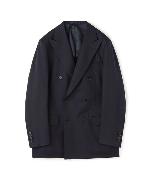 TOMORROWLAND (トゥモローランド)の「ウールツイル ダブルブレステッド6Bジャケット HORIZON TWILL E.Zegna(テーラードジャケット・メンズ・ネイビー/ブラック・44/46/48/42/50/54)」の2枚目の写真