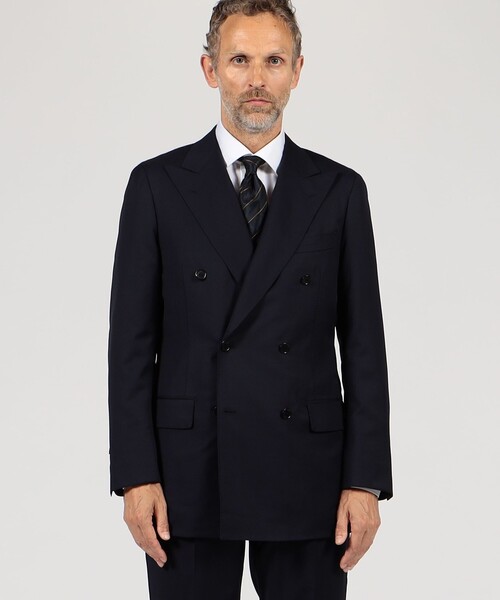 TOMORROWLAND (トゥモローランド)の「ウールツイル ダブルブレステッド6Bジャケット HORIZON TWILL E.Zegna(テーラードジャケット・メンズ・ネイビー/ブラック・44/46/48/42/50/54)」の15枚目の写真