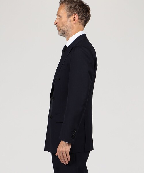 TOMORROWLAND (トゥモローランド)の「ウールツイル ダブルブレステッド6Bジャケット HORIZON TWILL E.Zegna(テーラードジャケット・メンズ・ネイビー/ブラック・44/46/48/42/50/54)」の14枚目の写真