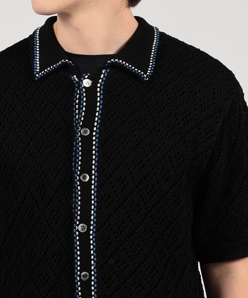 【別注】Raffa Molina コットンシャツ 別注】Raffa Molina コットン ニットシャツ（ニット/セーター