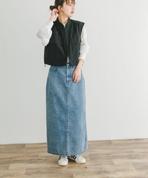 ITEMS URBANRESEARCH（アイテムズ アーバンリサーチ）の「ナイロンショートベスト（その他アウター・レディース・ブラック/ブラウン・FREE）」の6枚目の写真