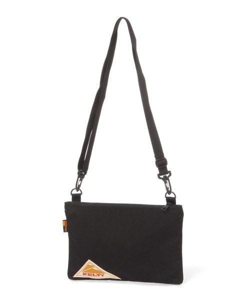 LOWRYS FARM（ローリーズファーム）の「ＫＥＬＴＹ　ＦＬＡＴポーチＳ　153224（ボディバッグ/ウエストポーチ・メンズ・グレー/ブラック・FREE）」の2枚目の写真