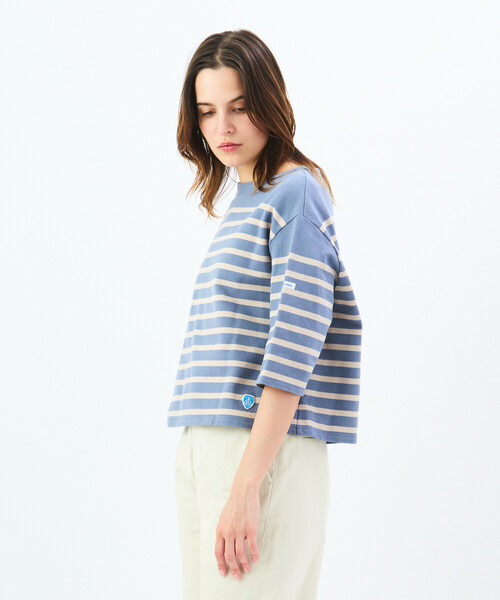 ORCIVAL（オーシバル）の「ORCIVAL | ラッセル ボートネック5分袖Tシャツ WOMEN（Tシャツ/カットソー・レディース・ブルー系その他5/グレー系その他/ブルー系その他3/ブルー系その他/パープル系その他・1）」の11枚目の写真