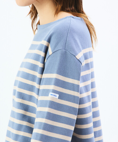 ORCIVAL（オーシバル）の「ORCIVAL | ラッセル ボートネック5分袖Tシャツ WOMEN（Tシャツ/カットソー・レディース・ブルー系その他5/グレー系その他/ブルー系その他3/ブルー系その他/パープル系その他・1）」の8枚目の写真