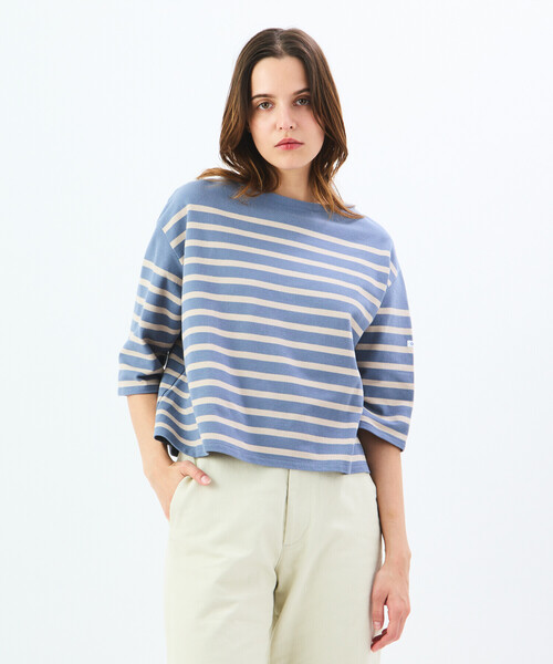 ORCIVAL | ラッセル ボートネック5分袖Tシャツ WOMEN（Tシャツ
