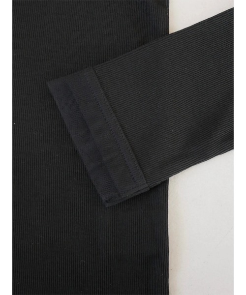 TRUNC(トランクエイティーエイト)の「Tulle Rib Long Sleeve TEE(Tシャツ/カットソー・レディース・アイボリー/ブラック/ネイビー・FREE)」の17枚目の写真