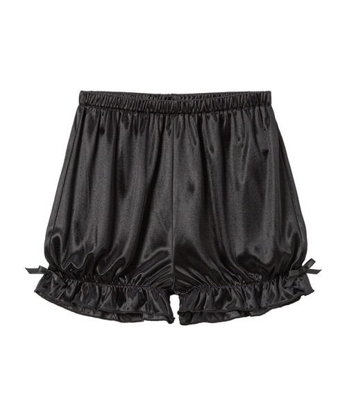 DearMyLoveWhip(ディアマイラブホイップ)の「【大きいサイズ】フリルリボンカボチャペチパンツ(その他パンツ・レディース・ホワイト/ブラック・5L/6L/4L)」の2枚目の写真