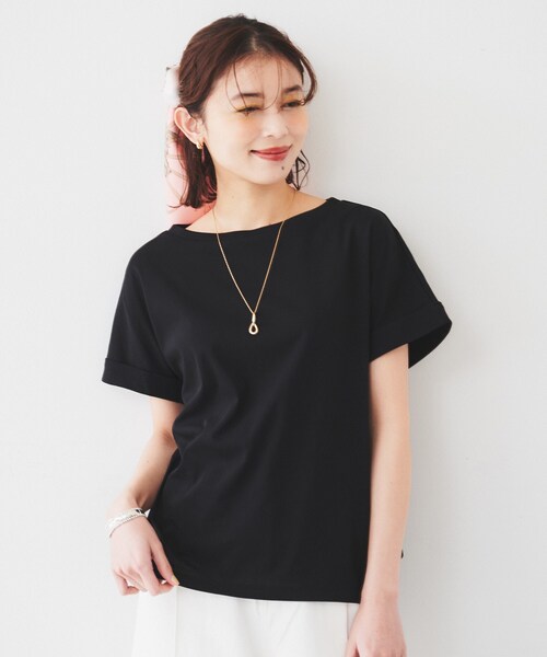 UNTITLED(アンタイトル)の「ドルマンスリーブプルオーバー(Tシャツ/カットソー・レディース・ブラック/ブラウン系その他/オフホワイト・00/02/04/44/48)」の12枚目の写真