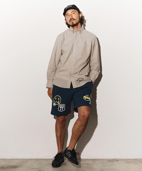 seventy seven（セブンティセブン）の「ms6059-botann down L-S shirts (25S) ボタンダウンシャツ（シャツ/ブラウス・メンズ・ベージュ/ホワイト/ブラック・S/M/L/XL）」の13枚目の写真