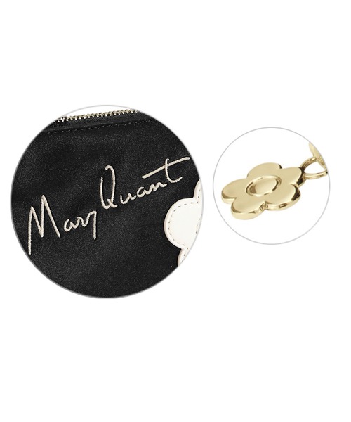 MARY QUANT* サインロゴデイジーパッチ 舟型ティッシュケース サインロゴデイジーパッチ 舟型ティッシュケース（ポーチ