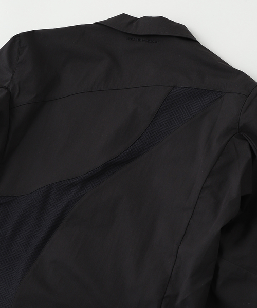 SAN SAN GEAR(サンサンギア)の「SAN SAN GEAR / サンサンギア MESH BLAZER SG2501JK12(テーラードジャケット・メンズ・ブラック・1/2)」の6枚目の写真