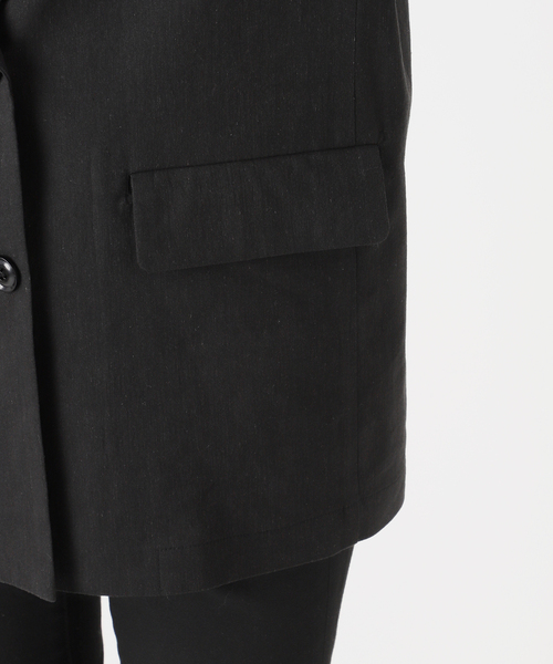 JOURNAL STANDARD コットンリネンVISハーフスリーブジャケット 追加2》コットンリネンVISハーフスリーブジャケット（テーラード