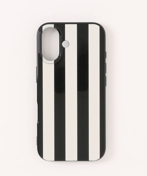 Fun & Daily（ファンアンドデイリー）の「Stripe Pattern iPhone Case 14 15 16 Plus Pro ProMax（スマホケース/カバー・レディース・ブラック・iPhone 16 Pro Max/iPhone 16 Pro/iPhone 16 Plus/iPhone 16/iPhone 15 Pro Max/iPhone 15 Pro/iPhone 15 Plus/iPhone 15/iPhone 14 Pro Max/iPhone 14 Pro/iPhone 14 Plus/iPhone 14）」の6枚目の写真