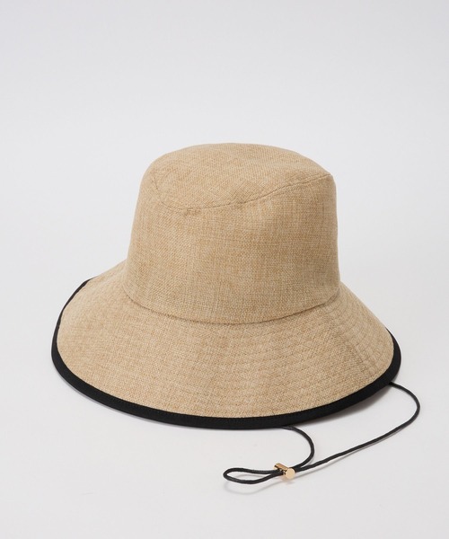 BARNYARDSTORM（バンヤードストーム）の「BARNYARDSTORM / コード付きトリミングハット（ハット・レディース・ブラック/ベージュ/ブラウン・FREE）」の11枚目の写真