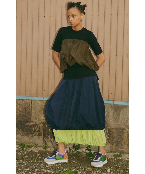 オーエムエムオー OMMO IRREGULAR スカート 38 セール】IRREGULAR PATTERN LAYERED SK（スカート）｜OMMO
