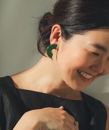 Demi-Luxe BEAMS | フォレストカラー イヤリング.M(イヤリング)