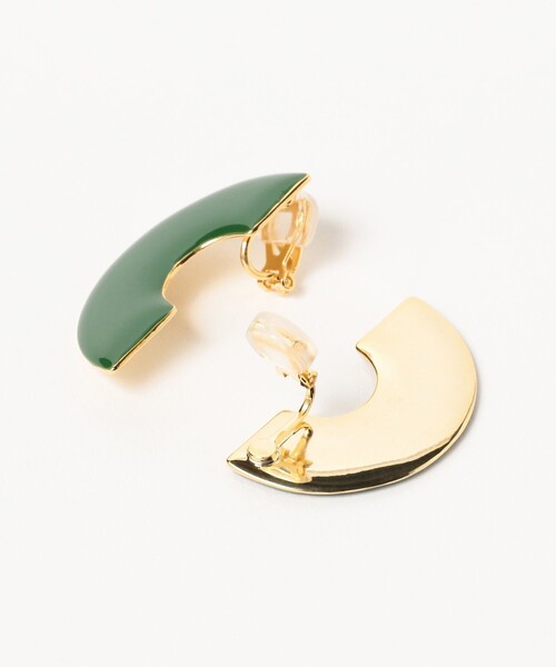 Demi-Luxe BEAMS（デミルクス ビームス）の「【1/1値下げ】フォレストカラー イヤリング.M（イヤリング・レディース・ダークグリーン・ONE SIZE）」の6枚目の写真