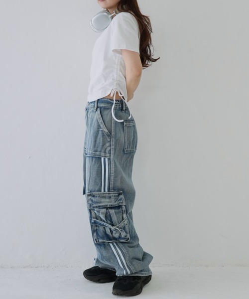 セール】【 cunii 】 Y2K ポケット デニム（カーゴパンツ）｜Uenui